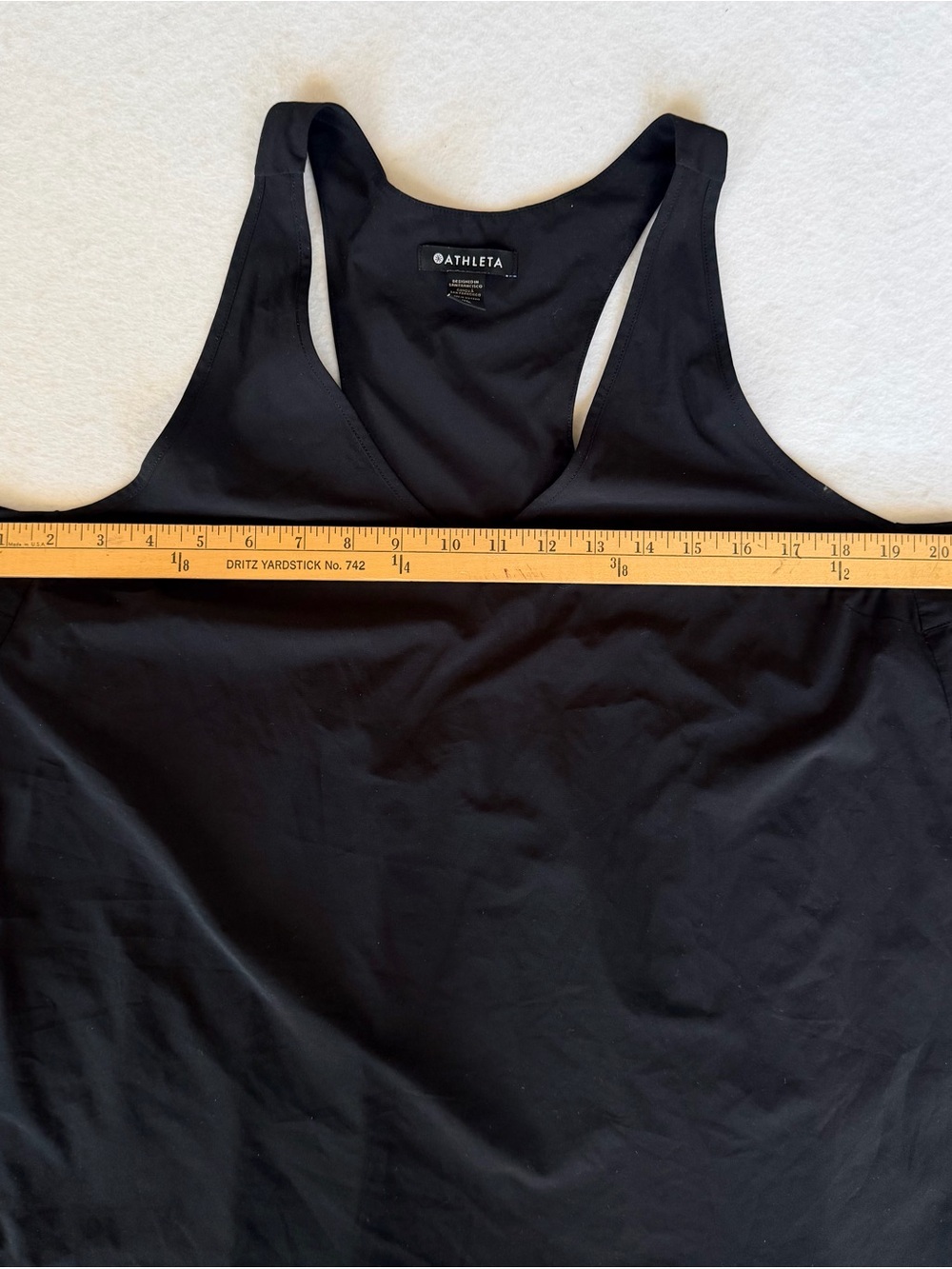 Athleta Swing Forward Black V-Neck Active Tank - Picture 5 of 7